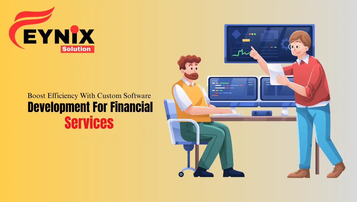 Dashboard showing Custom Software Development For Financial Services optimizing financial operations