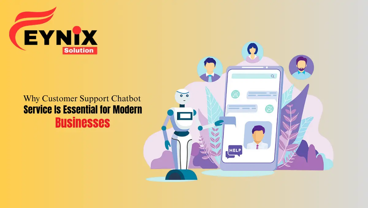 Customer support chatbot service improving response time for businesses