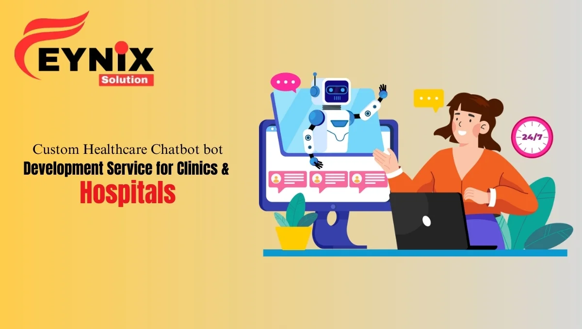 Healthcare bot development service enhancing patient support and automating workflows for clinics and hospitals.